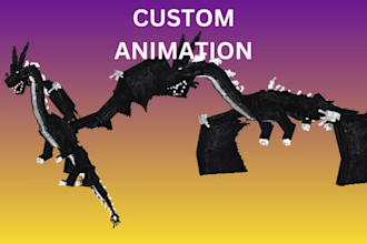 create custom 3d animations for characters, creatures and weapons