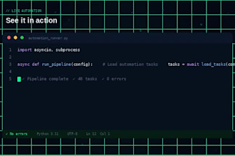 create software components and automate processes