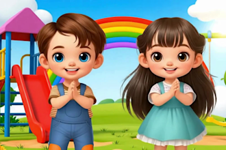 create ai kids video, kid learning animation, ai storytelling and cartoon avatar