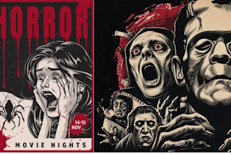 do horror poster design creepy movie poster halloween poster horror film poster