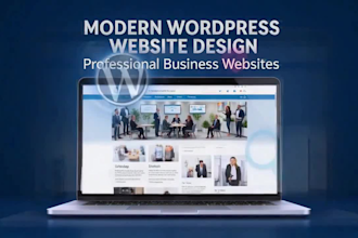 setup modern responsive wordpress business website or blog
