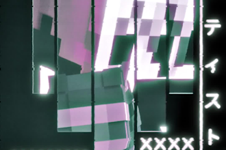 make a 3d minecraft poster in blender