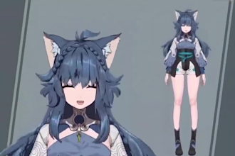 draw vtuber anime, vtuber character, vtube,  vtuber game asset for streamers