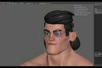 rig vroid 3dcharacter,vrchat facial rig,vtuber vrm animaze avatar,arkit face rig