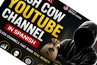 create and grow your faceless cash cow youtube channel english or spanish