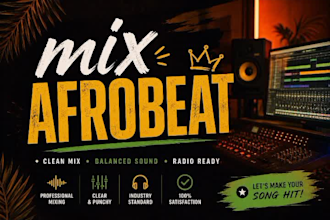 mix and master your afrobeats music