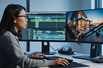 edit real estate property video, drone, walkthrough or reel in 24 hours