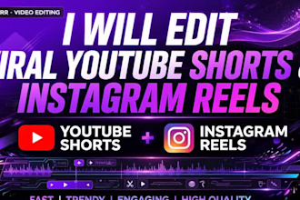 edit viral youtube shorts, instagram reels