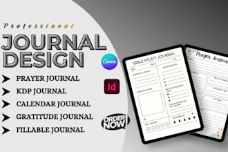 design digital journal, hyperlinked planner, workbook design, fillable pdf form