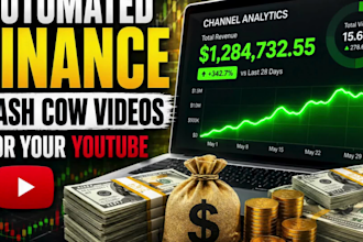 do viral finance faceless videos with top10 channel