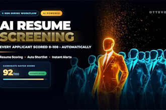 build an ai resume screening n8n workflow