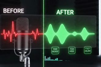 remove background noise and enhance your audio professional