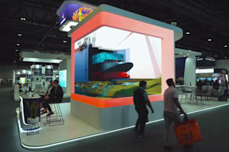 do 3d billboard animation, led screen animation, anamorphic cgi ad