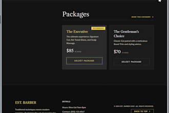design a modern and responsive website for your business