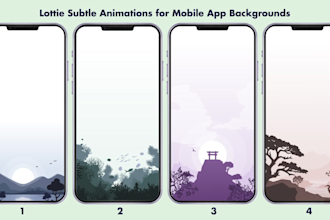 create smooth, lightweight lottie json animations for your app, website, brand