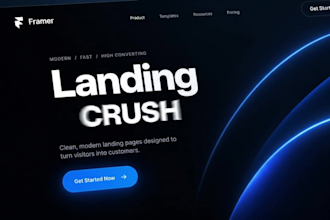 design framer website framer portfolio framer landing page figma to framer