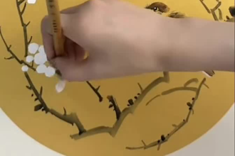 create professional chinese brush painting for your book or wall art