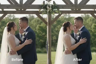 do professional wedding video editing, teasers and trailers