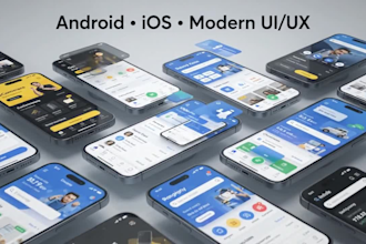 develop android and ios mobile app, hybrid app, or web app