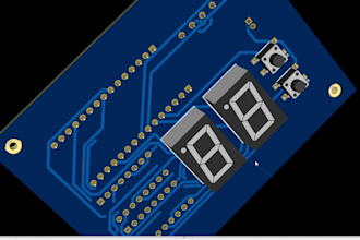 design the pcb in easyeda