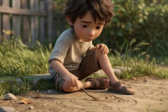 create 3d ai kids realistic video 3d ai cinematic kids animation ai kids story