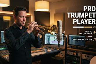record live professional trumpet recordings for your music