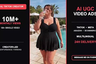 create ai ugc video for tiktok meta and ecommerce brands