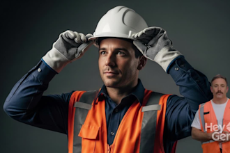 make professional ai safety training video that educates workers