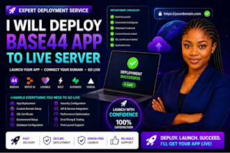 deploy base44 app, replit ai, lovable app, bolt app to live server