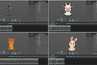 create spine 2d game animation