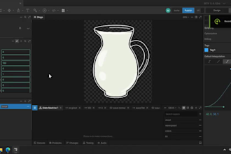 custom lottie and interactive rive animation for app and web