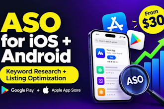 do aso for your app or game aso for google play and apple app store