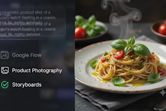 create cinematic google flow ai prompts for realistic images and videos