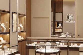 3d luxury jewelry ,watch store ,mall design realistic high quality
