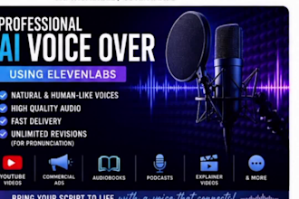 create realistic ai voice over using elevenlabs