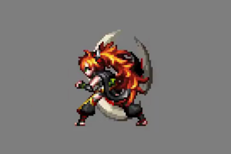do pixel art character, pixel art animation, pixel sprite sheet, game assets