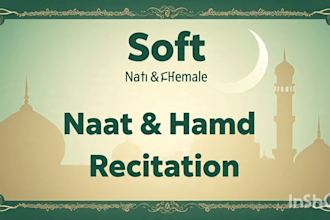 recite a beautiful urdu naat in my soft female voice