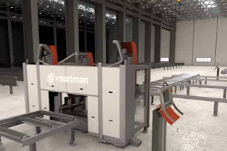 create 3d factory animation, industrial flythrough manufacturing visualization