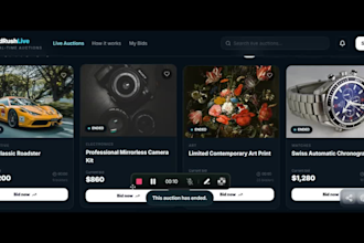 build an animated, responsive webapp