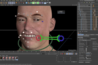rig, fix edit 3d model and add 52 arkit blendshapes, apple arkit facial rigging