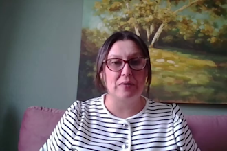 record a natural senior female spokesperson ugc testimonial video