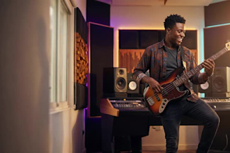 record bass guitar lines for afrobeat, pop, gospel, funk music