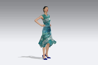 create 3d garment simulation and digital fashion patterns
