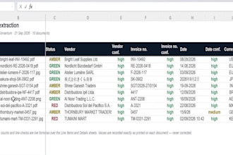 do invoice and receipt data entry from PDF to excel