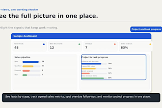 build a monday CRM dashboard for sales KPI reporting and task tracking