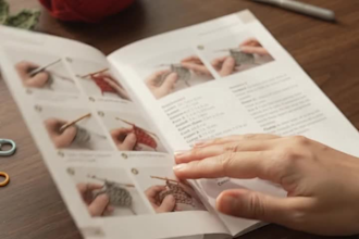 write a step by step crochet pattern PDF with photos for etsy sellers