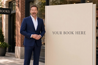 create a realistic ai book ambassador to promote your book