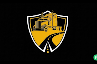 design a professional logistics and trucking logo
