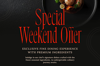 design premium food social media posts and ads