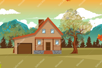 create professional cartoon backgrounds for youtube videos